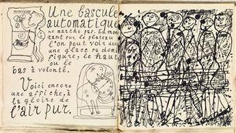 JEAN DUBUFFET La Métromanie ou Les Dessous de la Capitale by Jean Paulhan.